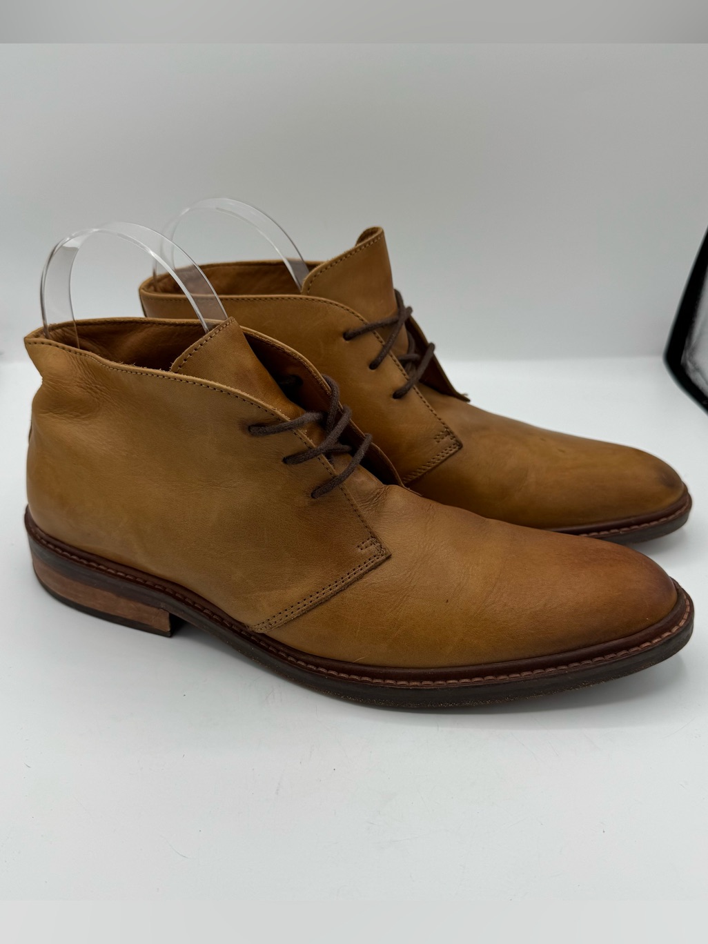 Beckett Simonson Ellis Chukka Boots - Men's 42 Us Size 9 Tan Leather Work Office